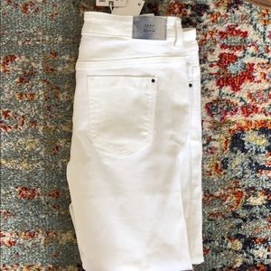 Zara white skinny jeans
